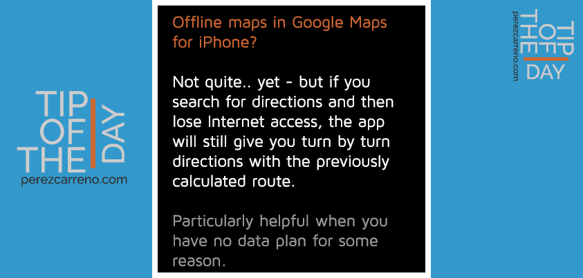 Offline Google Maps iOS