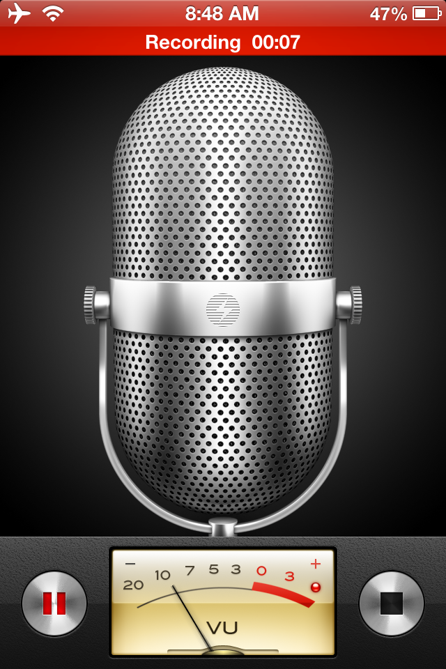 iPhone Sound Recording