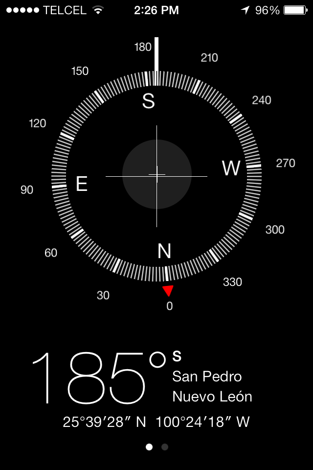 iOS7 Compass