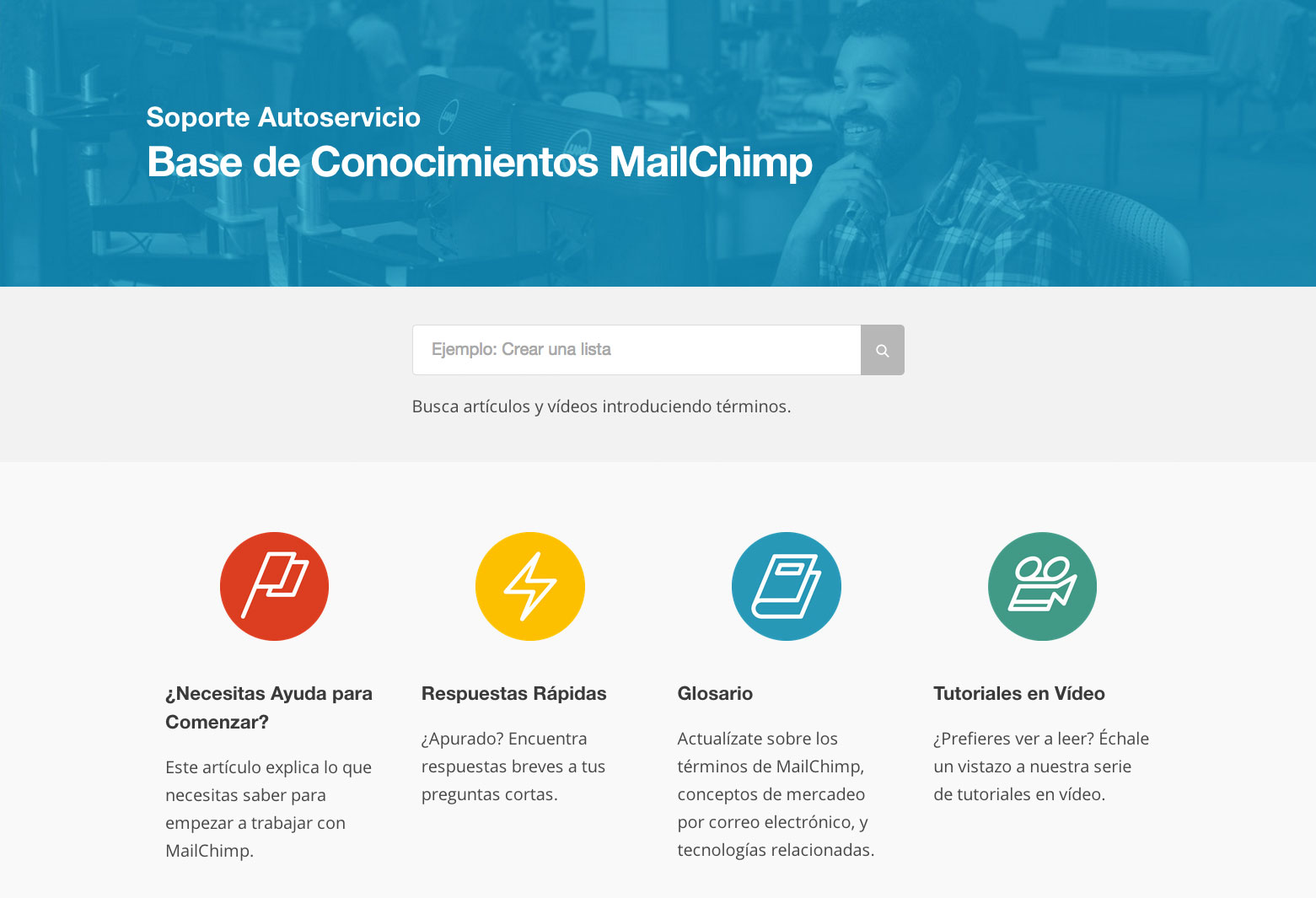 Soporte en Español para Mailchimp