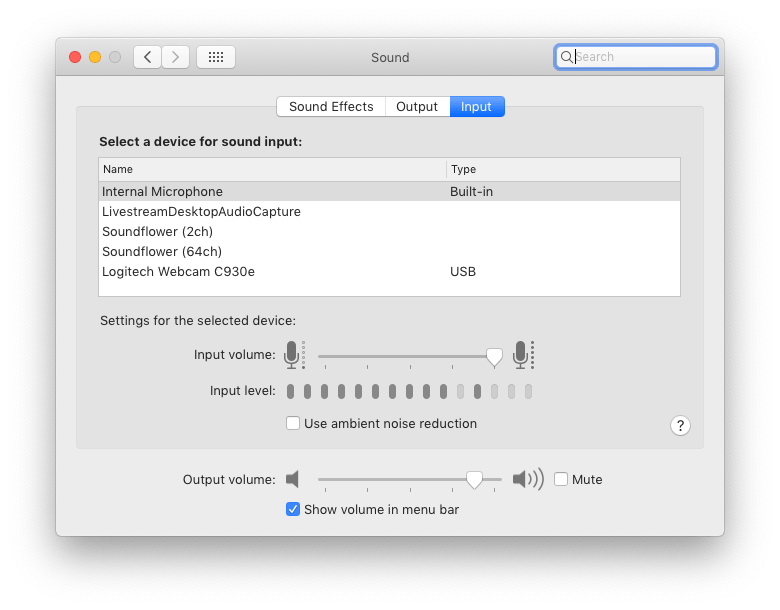 System Preferences - Sound